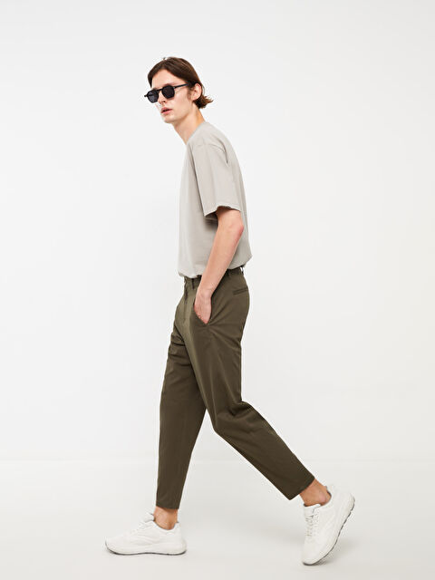 XSIDE Rahat Kalıp Gabardin Erkek Pantolon - W3G209Z8-SEE