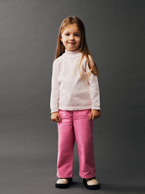 LCW baby Basic Kız Bebek Pantolon - W3G342Z1-FNL