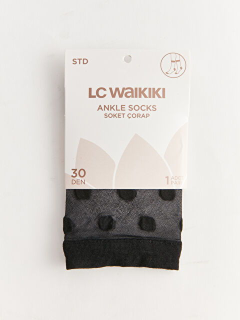 LCW DREAM 30 Denye Puantiyeli Kadın Soket Çorap - W3G593Z8-J0F