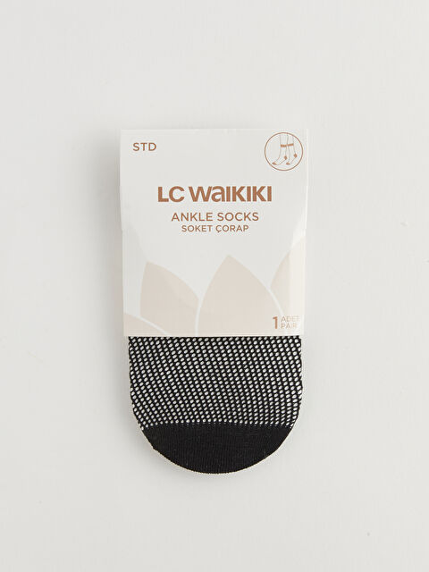 LCW DREAM Kadın File Desenli Soket Çorap - W3G595Z8-J0F