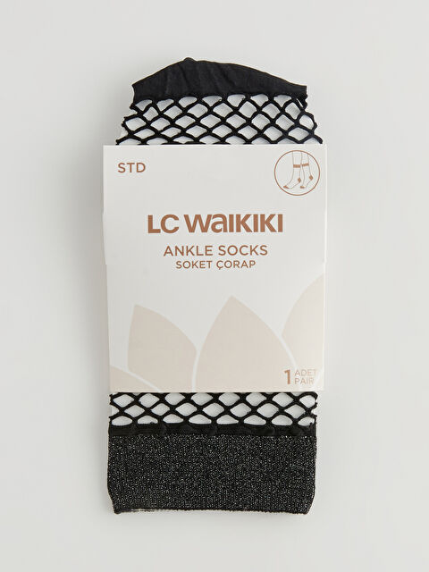 LCW DREAM Simli File Kadın Soket Çorap - W3G596Z8-J0F