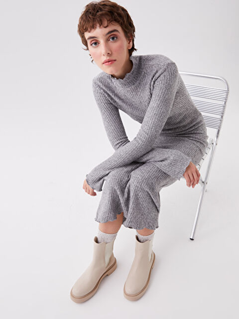 XSIDE Dik Yaka Kadın Bodycon Elbise - W3G858Z8-VK7