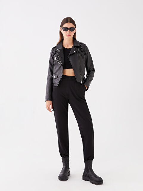 XSIDE Women's Elasticated Waist Plain Jogger Sweatpants - W3G898Z8-CVL