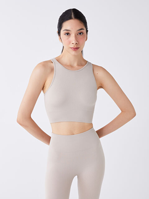 XSIDE Bisiklet Yaka Kadın Spor Büstiyer - W3G911Z8-SKK