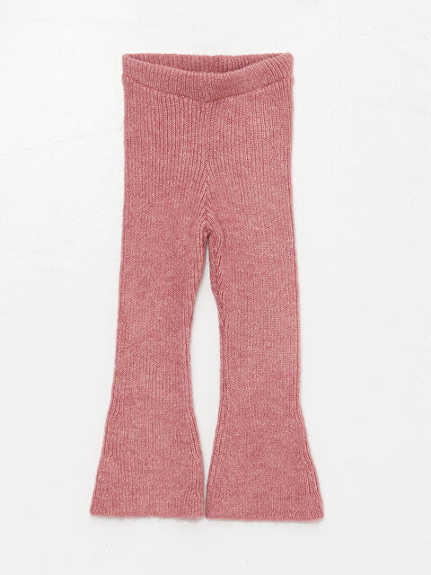 LCW baby Beli Lastikli Kız Bebek Tayt Pantolon - W3GG94Z1-GPV