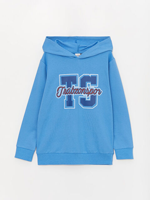 LCW Kids Trabzonspor Baskılı Erkek Çocuk Hoodie - W3GH00Z4-GFK