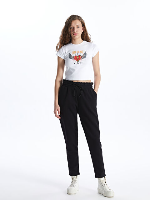 XSIDE Women's Elasticated Waist Plain Sweatpants - W3GH94Z8-CVL