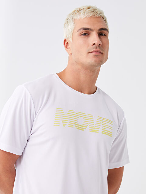 XSIDE ACTIVE Bisiklet Yaka Kısa Kollu Baskılı Erkek Tişört - W3GI58Z8-KE8