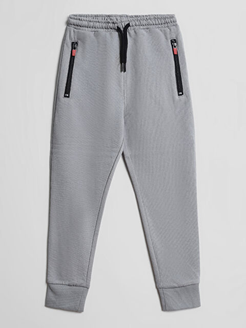 LCW ECO Lace-Up Boys Jogger Sweatpants - W3GP81Z4-GSE