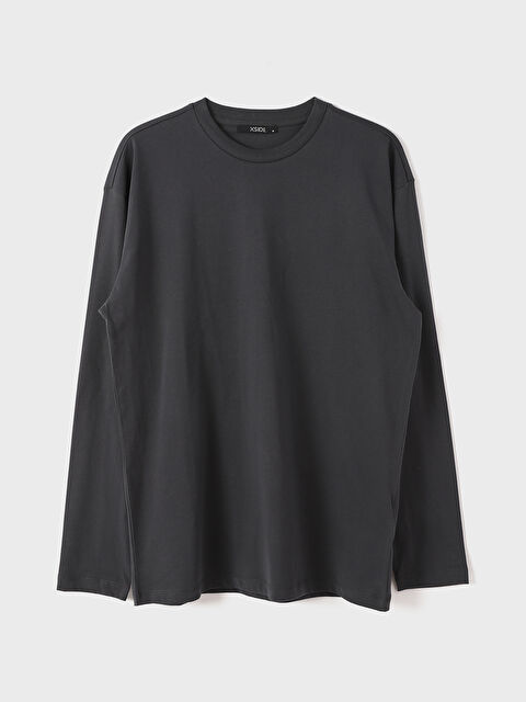 XSIDE Crew Neck Long Sleeve Men's T-Shirt - W3GR70Z8-E93