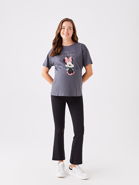 LCWAIKIKI Maternity Karın Panelli Beli Lastikli Düz Hamile Tayt - W3GY94Z8-CVL