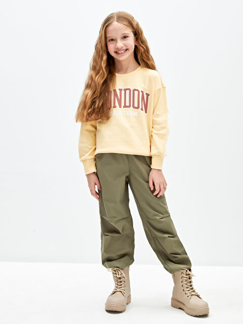 LCW Kids Beli Lastikli Basic Kız Çocuk Pantolon - W3H501Z4-JNN