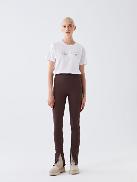 XSIDE Kadın Ekstra Dar Fit Düz Pantolon - W3H989Z8-VKH