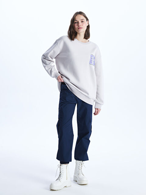 LCW Vision Beli Lastikli Standart Fit Kadın Kargo Pantolon - W3HA75Z8-Y5H