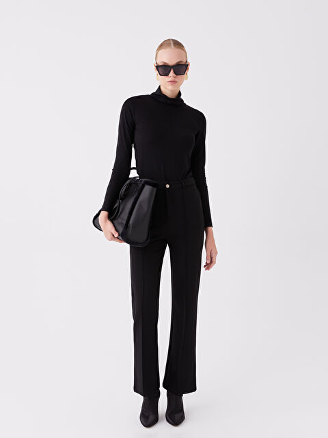 LCWAIKIKI Classic Kadın Dar Fit Düz Pantolon - W3HD20Z8-CVL