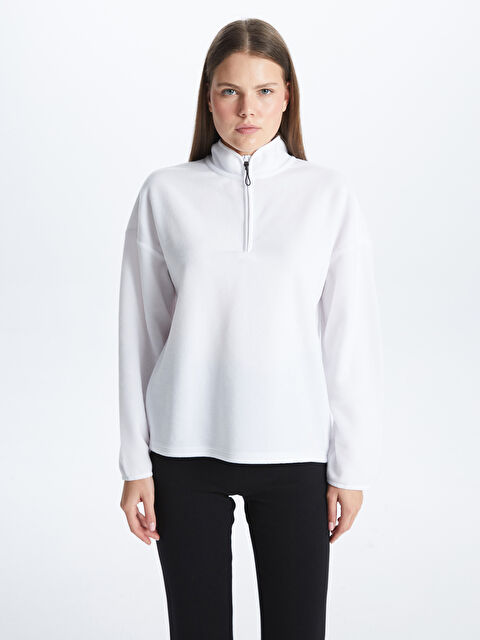 XSIDE ACTIVE Dik Yaka Oversize Kadın Sweatshirt - W3HD87Z8-R5B