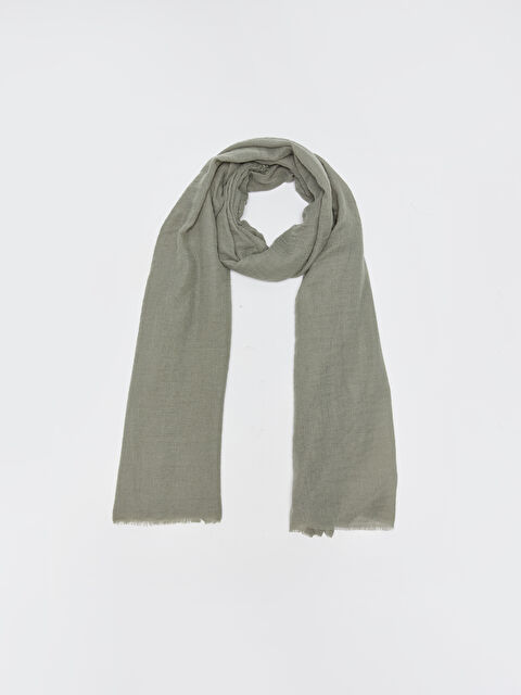 LCW ACCESSORIES Desenli Püskül Detaylı Kadın Şal - W3HI73Z8-JRS