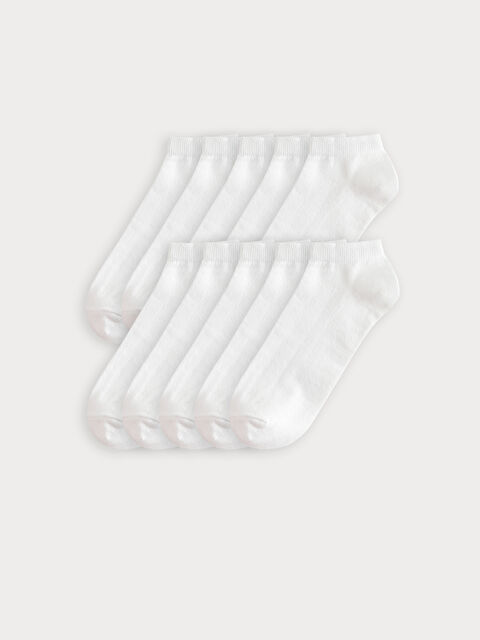 LCW DREAM Kadın Düz Patik Çorap 10'lu - W3HI82Z8-FFB