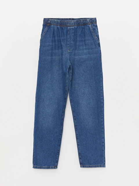 LCW Kids Rahat Kalıp Beli Lastikli Erkek Çocuk Jean Pantolon - W3HL61Z4-507