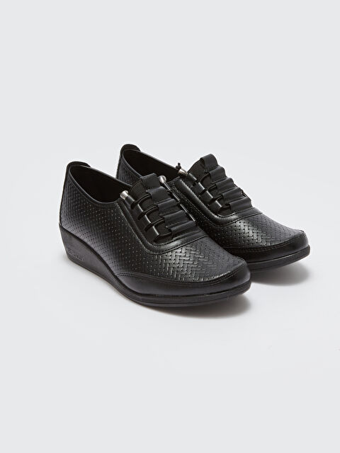 LCW STEPS Deri Görünümlü Kadın Oxford Ayakkabı - W3HN17Z8-CVL