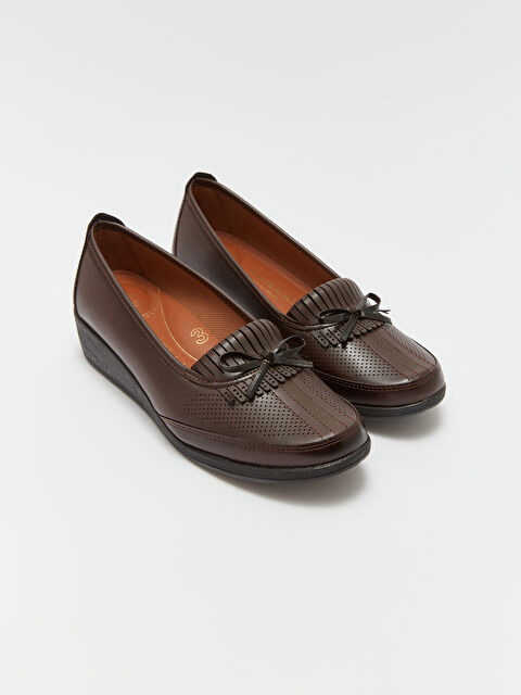 LCW STEPS Deri Görünümlü Kadın Loafer Ayakkabı - W3HN19Z8-VKH