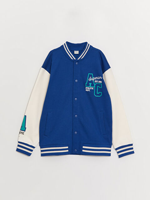 LCW Kids Baskılı Erkek Çocuk Kolej Ceket - W3HN39Z4-HPQ