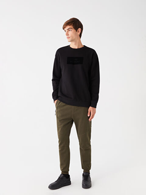 XSIDE Standart Kalıp Erkek Kalın Jogger Eşofman Altı - W3HN99Z8-MGL