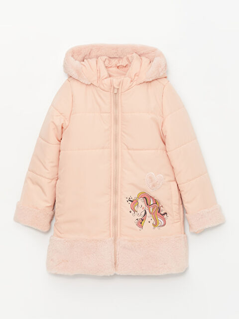 LCW Kids Kapüşonlu Kız Çocuk Şişme Mont - W3HP61Z4-GA3