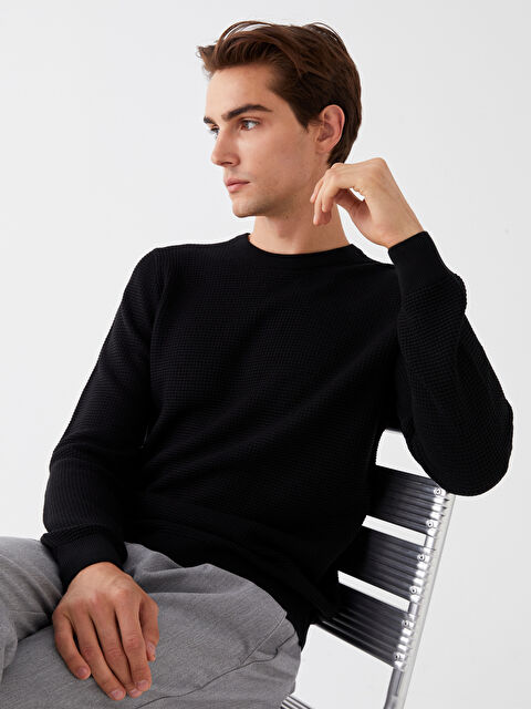 LCW Vision Bisiklet Yaka Erkek Triko Kazak - W3HT85Z8-CVL