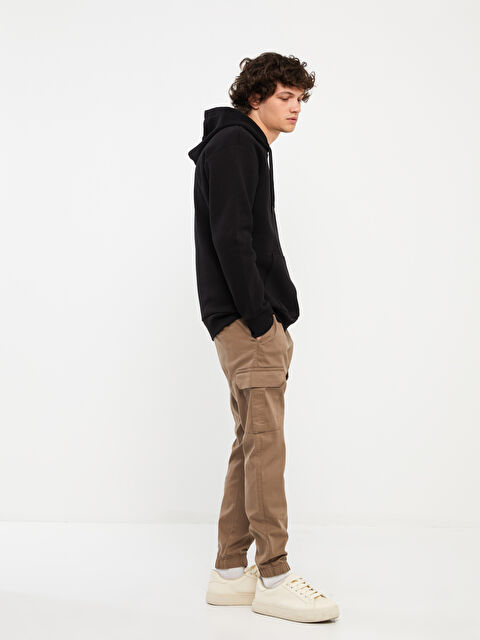 XSIDE Standart Kalıp Gabardin Erkek Kargo Pantolon - W3HU31Z8-SM1