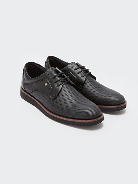 LCW STEPS Deri Görünümlü Bağcıklı Erkek Klasik Ayakkabı - W3HV92Z8-HUC
