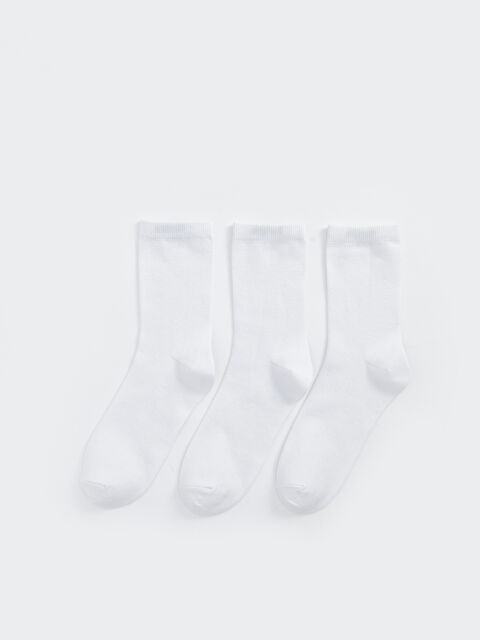 LCW DREAM Women's Plain Ankle Socks 3-packs - W3I040Z8-FFB