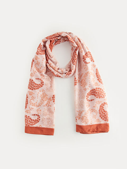 LCW Modest Çiçek Desenli Kadın Şal - W3I932Z8-LQY