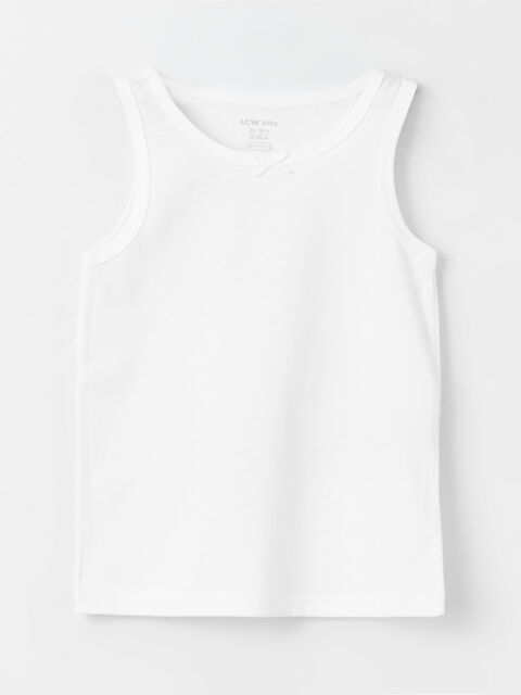 LCW baby Bisiklet Yaka Kız Bebek Atlet - W3IF12Z1-R9J