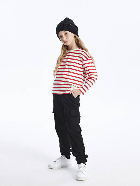 LCW Kids Beli Lastikli Kız Çocuk Jogger Eşofman Altı - W3IM30Z4-CVL