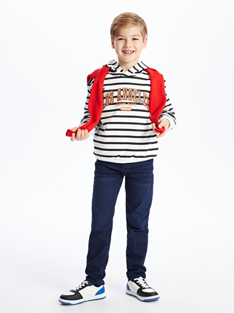 LCW ECO Beli Ayarlanabilir Lastikli Erkek Çocuk Jean Pantolon - W3IM90Z4-309