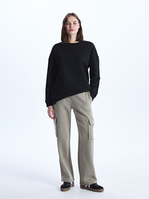 LCW Vision Beli Lastikli Rahat Kalıp Kadın Eşofman Altı - W3IQ21Z8-K8D