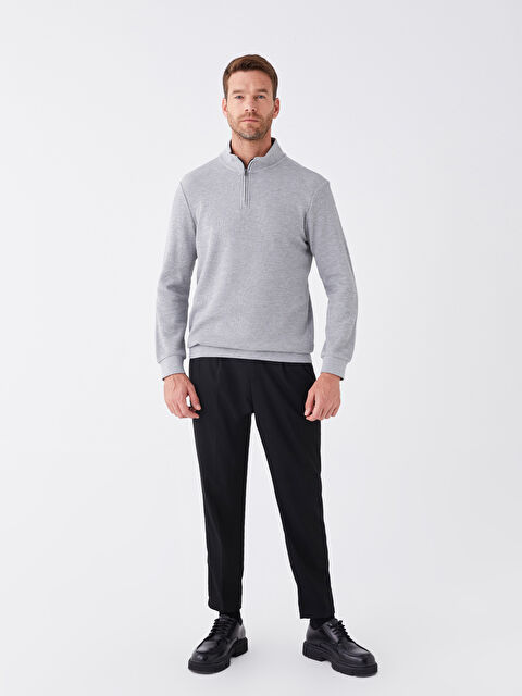 LCWAIKIKI Classic Dik Yaka Erkek Sweatshirt - W3IQ99Z8-F2T