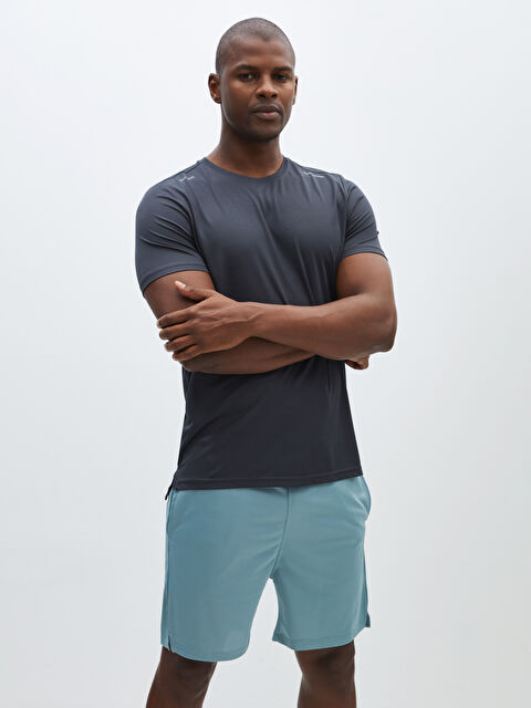 XSIDE ACTIVE Bisiklet Yaka Kısa Kollu Erkek Spor Tişört - W3IR65Z8-LZF