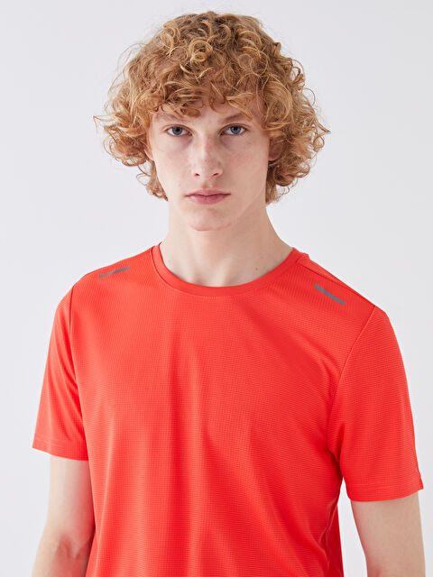 XSIDE ACTIVE Bisiklet Yaka Kısa Kollu Erkek Spor Tişört - W3IR65Z8-RDV