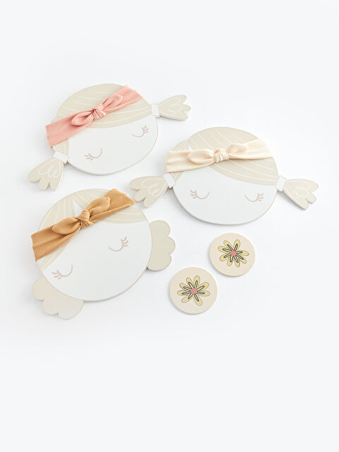 LCW baby Fiyonk Detaylı Kız Bebek Saç Bandı 3'lü - W3IT04Z1-RPW