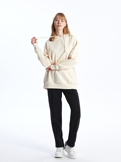 LCWAIKIKI Basic Kadın Beli Lastikli Düz Eşofman Altı - W3IV29Z8-CVL