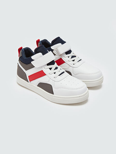 LCW STEPS Bağcık ve Cırt Cırtlı Bilek Boy Erkek Çocuk Spor Ayakkabı - W3IY14Z4-J5E