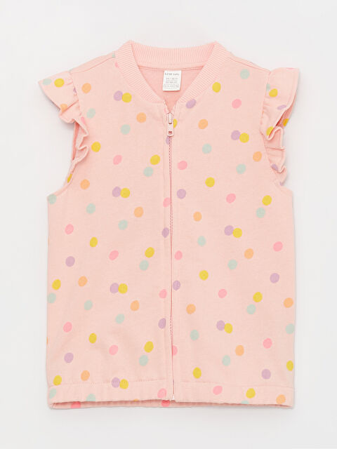 LCW baby Kolej Yaka Kız Bebek Yelek - W3J184Z1-LT4