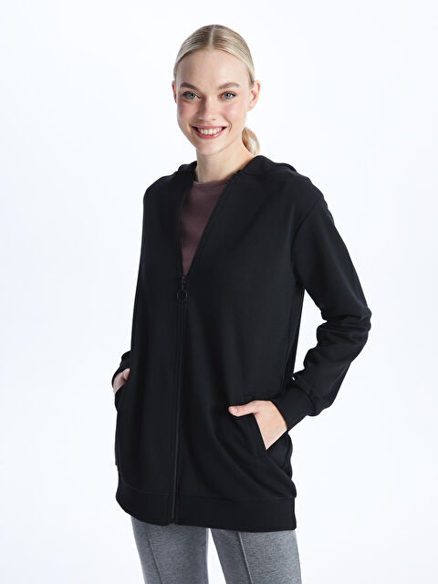 LCWAIKIKI Basic Толстовка на молнии - W3J225Z8-CVL