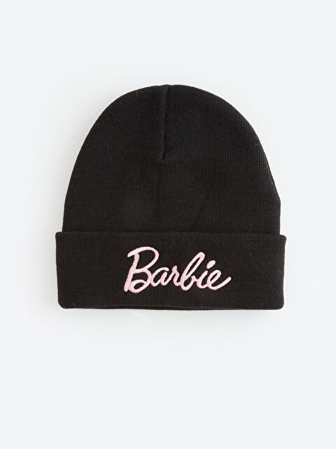 LCW ACCESSORIES Barbie Printed Girl's Knitwear Beret - W3J751Z4-HEG