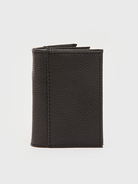 LCW ACCESSORIES Deri Görünümlü Erkek Cüzdan - W3J841Z8-HUC