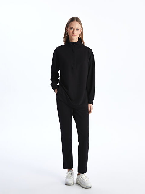 LCWAIKIKI Basic Kadın Beli Lastikli Düz Eşofman Altı - W3J856Z8-CVL