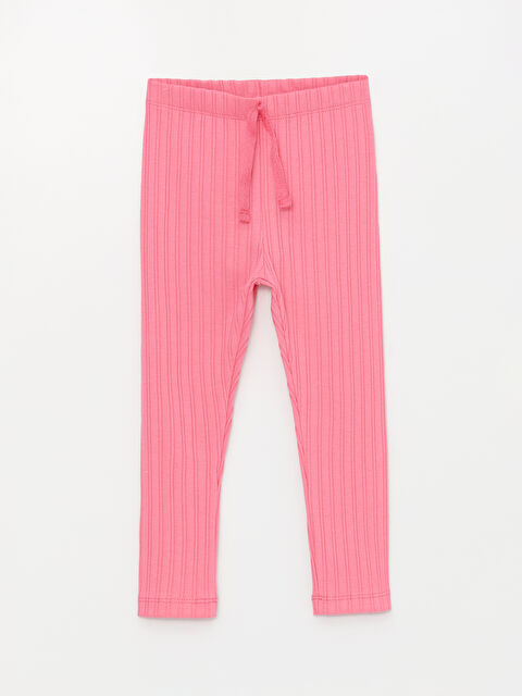 LCW baby Beli Lastikli Basic Kız Bebek Tayt - W3J962Z1-GEV