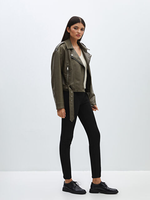 LCW Vision Beli Lastikli Kadın Tayt Pantolon - W3JJ64Z8-CVL